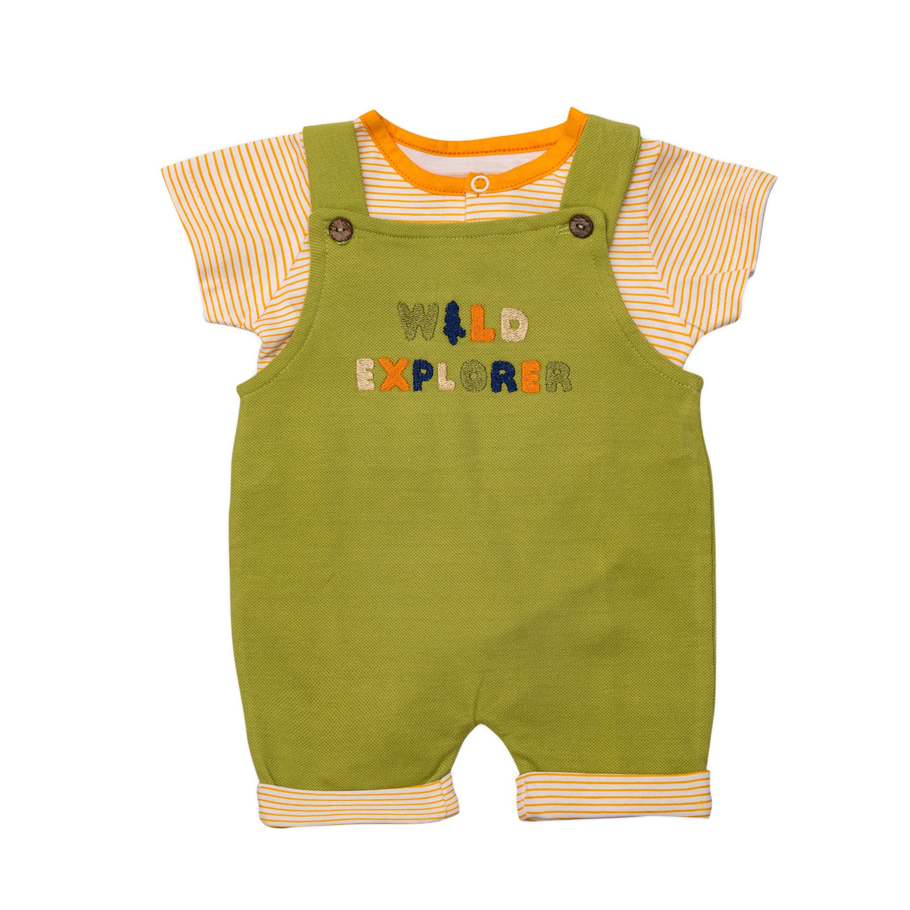 two-piece baby romper set
