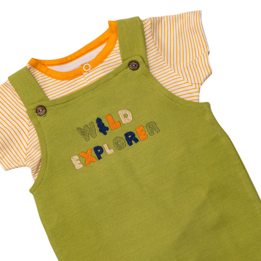 two-piece baby romper set