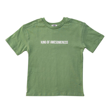 olive green shirt
