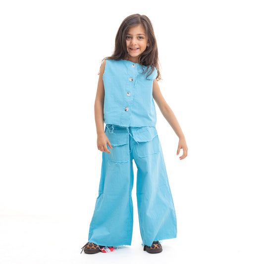 Blouse and trousers set