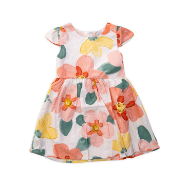 Colorful floral dress
