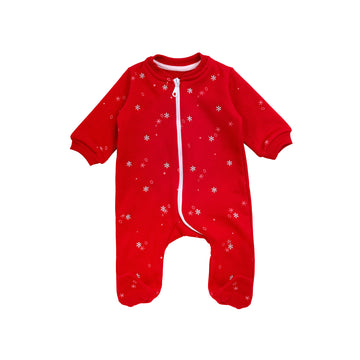 red jumpsuit