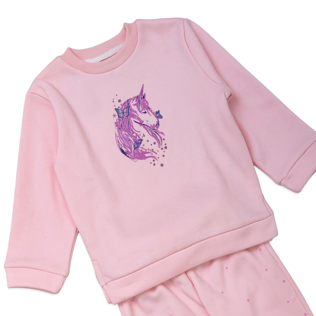 Pink girls' pajamas
