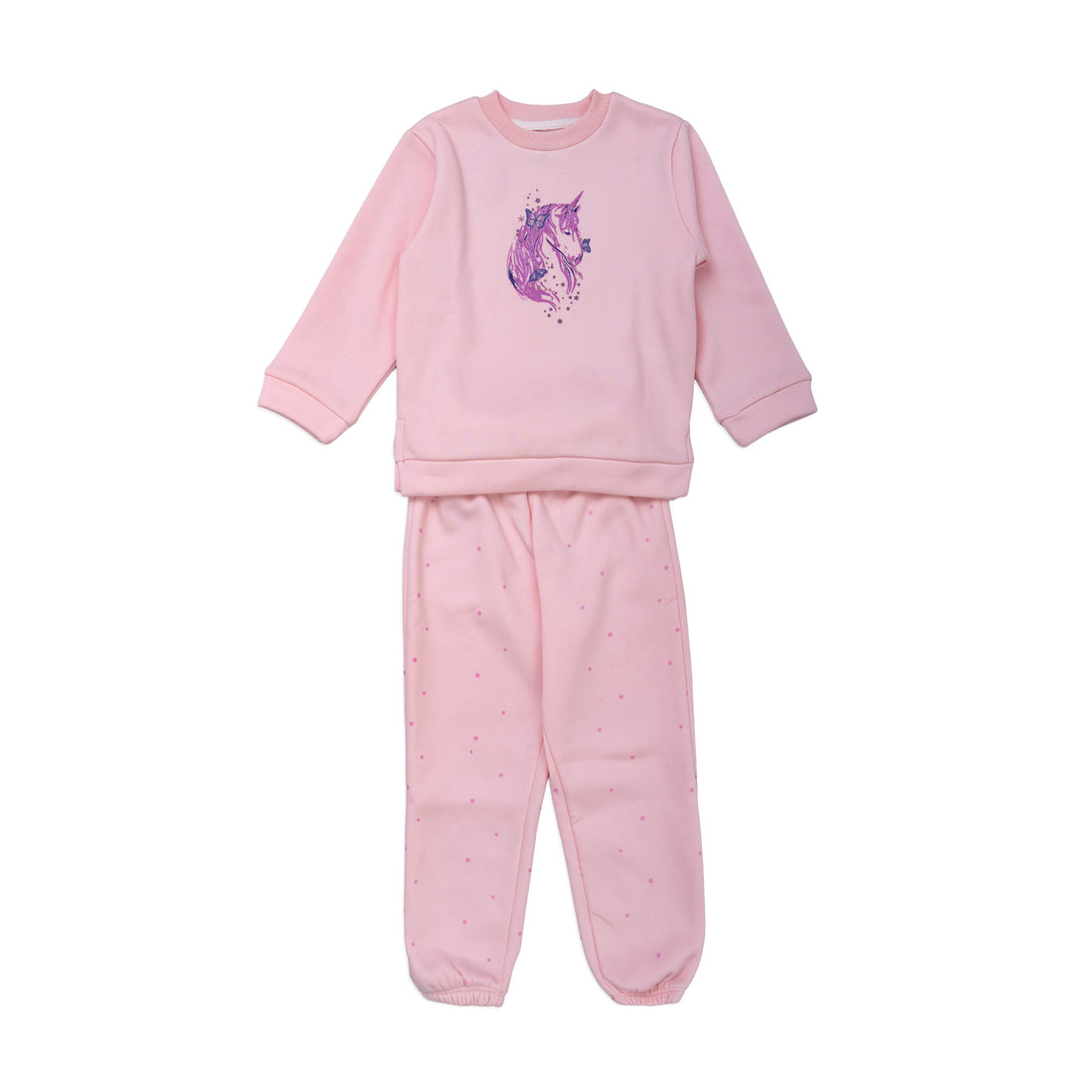 Pink girls' pajamas
