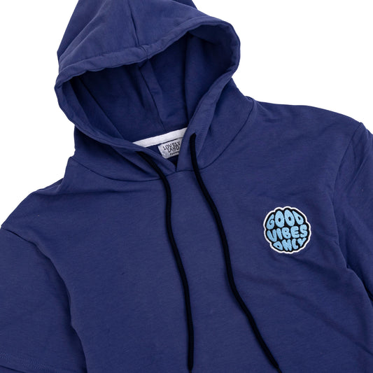 warm navy blue hoodie for boys, perfect for the fall season