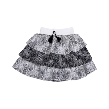 black and white skirt