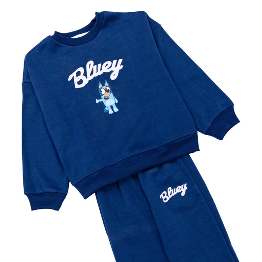 boys' pajama set in navy blue
