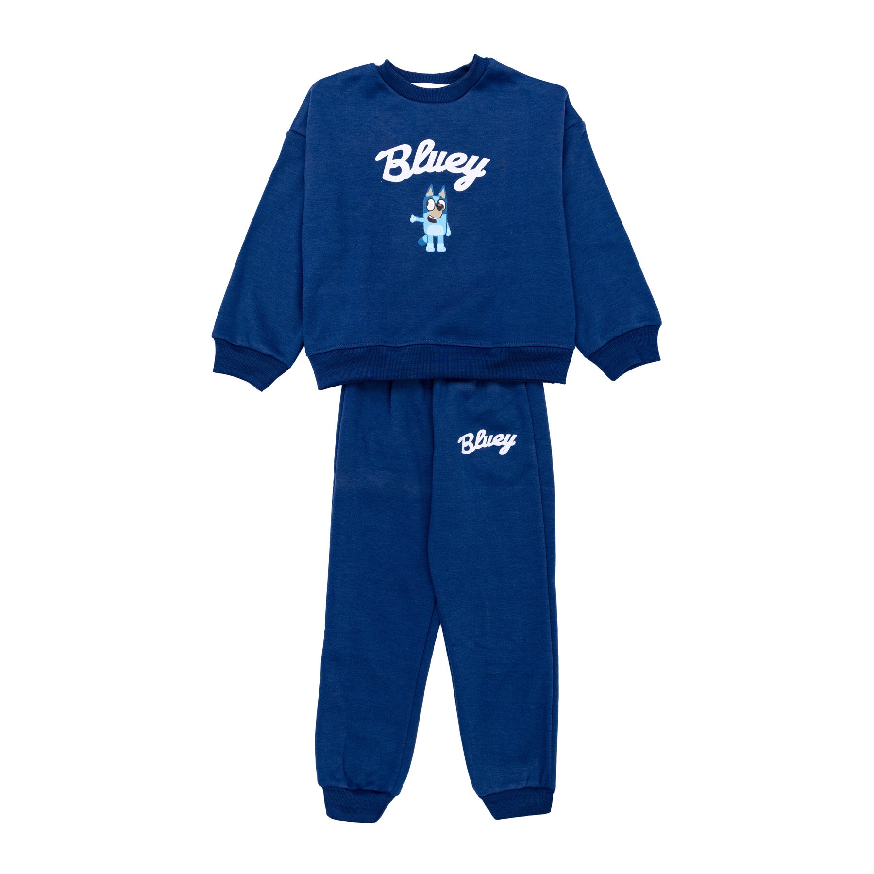 boys' pajama set in navy blue