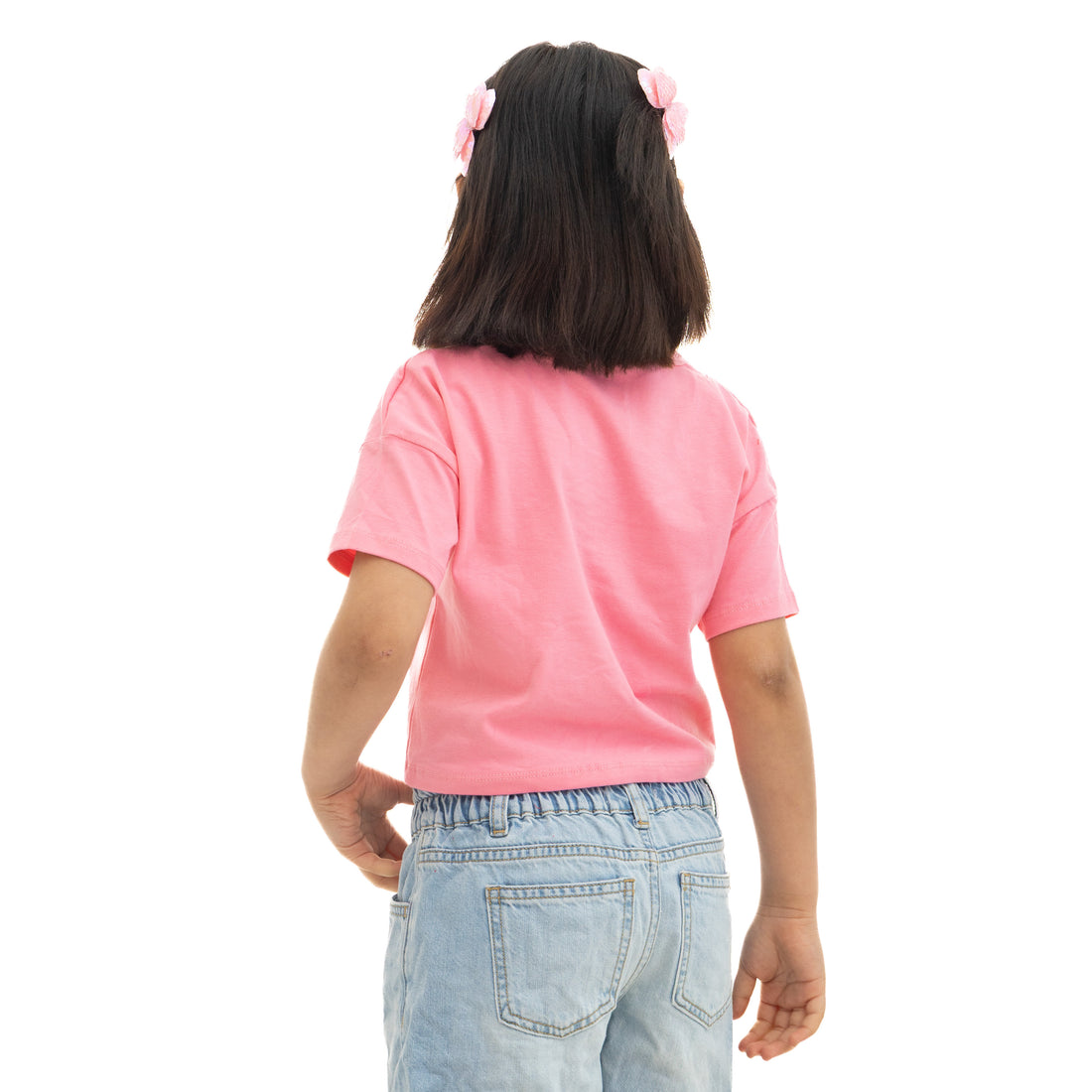 Pink Shirt with Chest Print