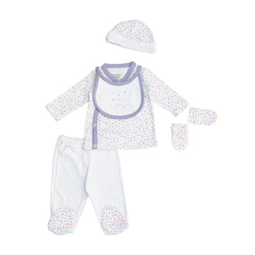 White pack of 5 set