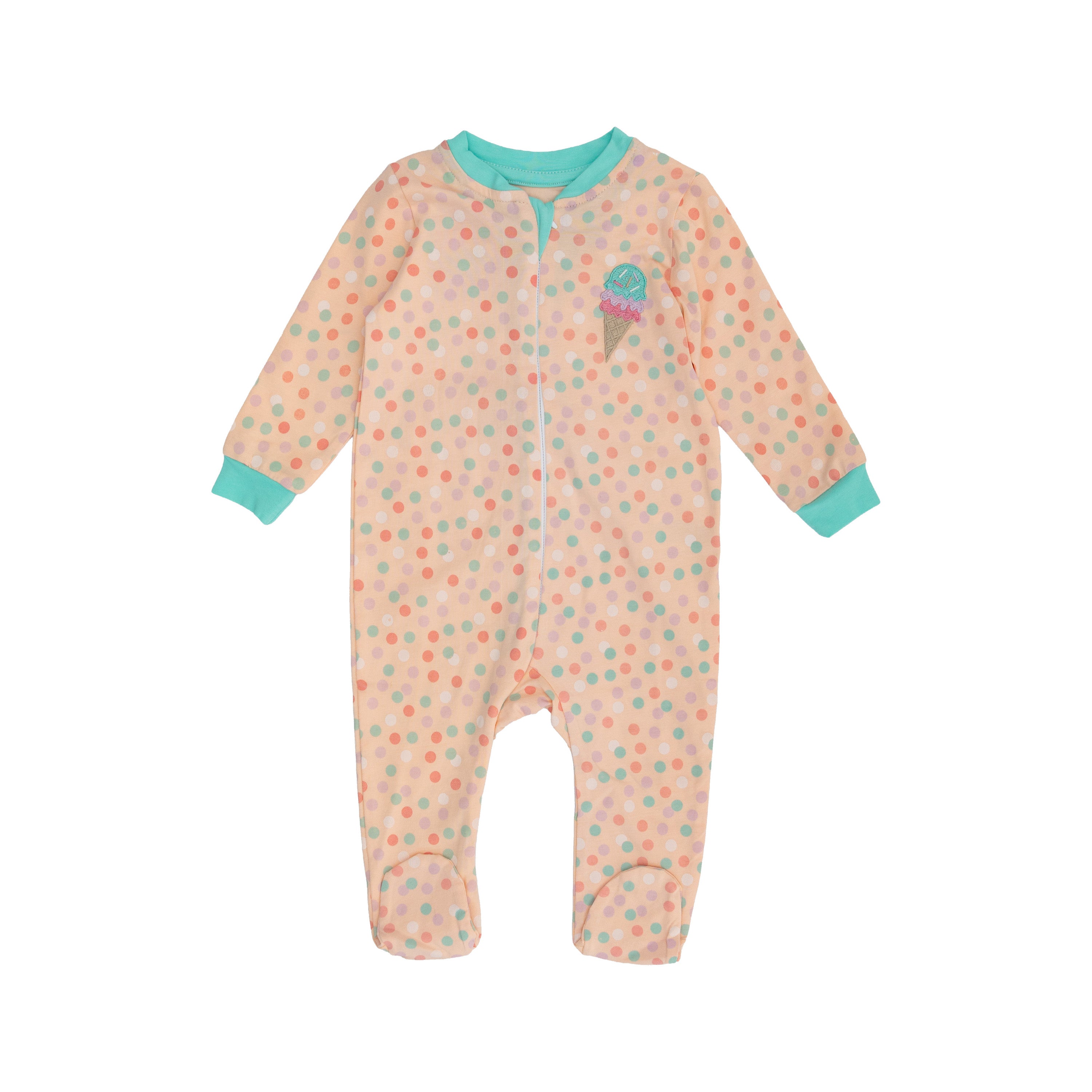 Salmon Pink Onesie (2)