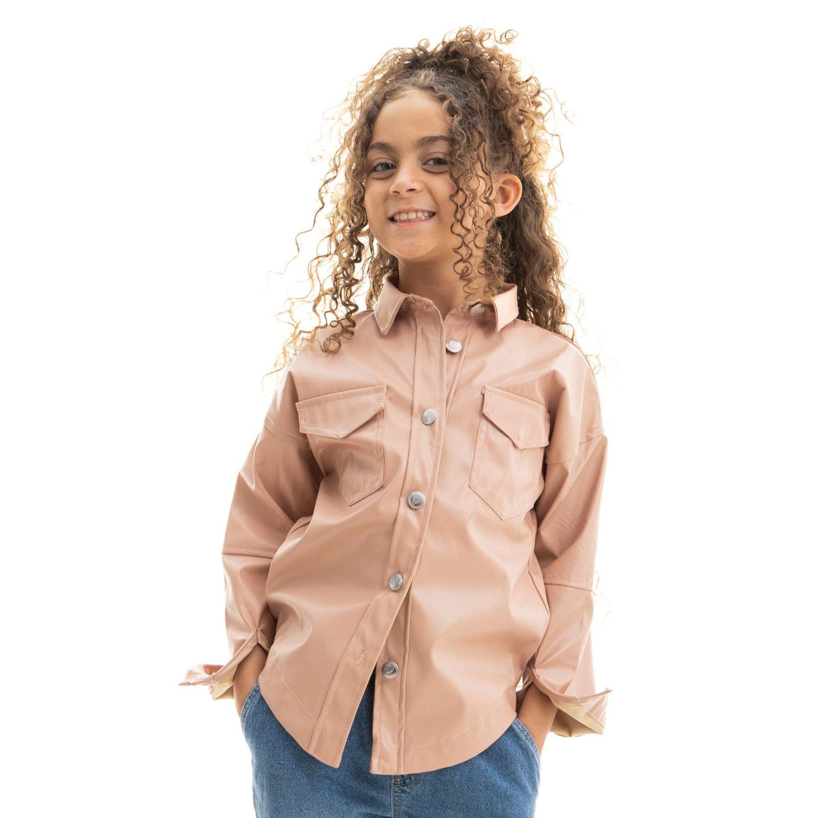 cashmere leather blouse