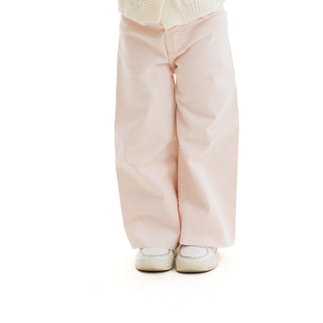 light pink gabardine pants