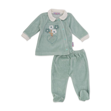 green  pyjama set