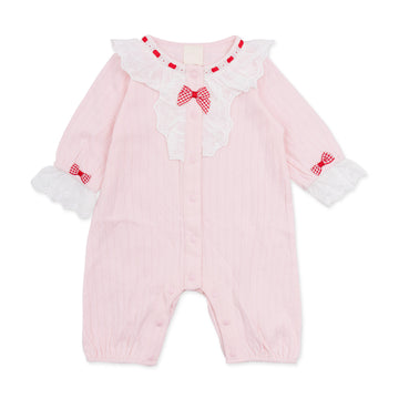 Pink overalls for girls