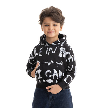 Boys' black sweatshirt