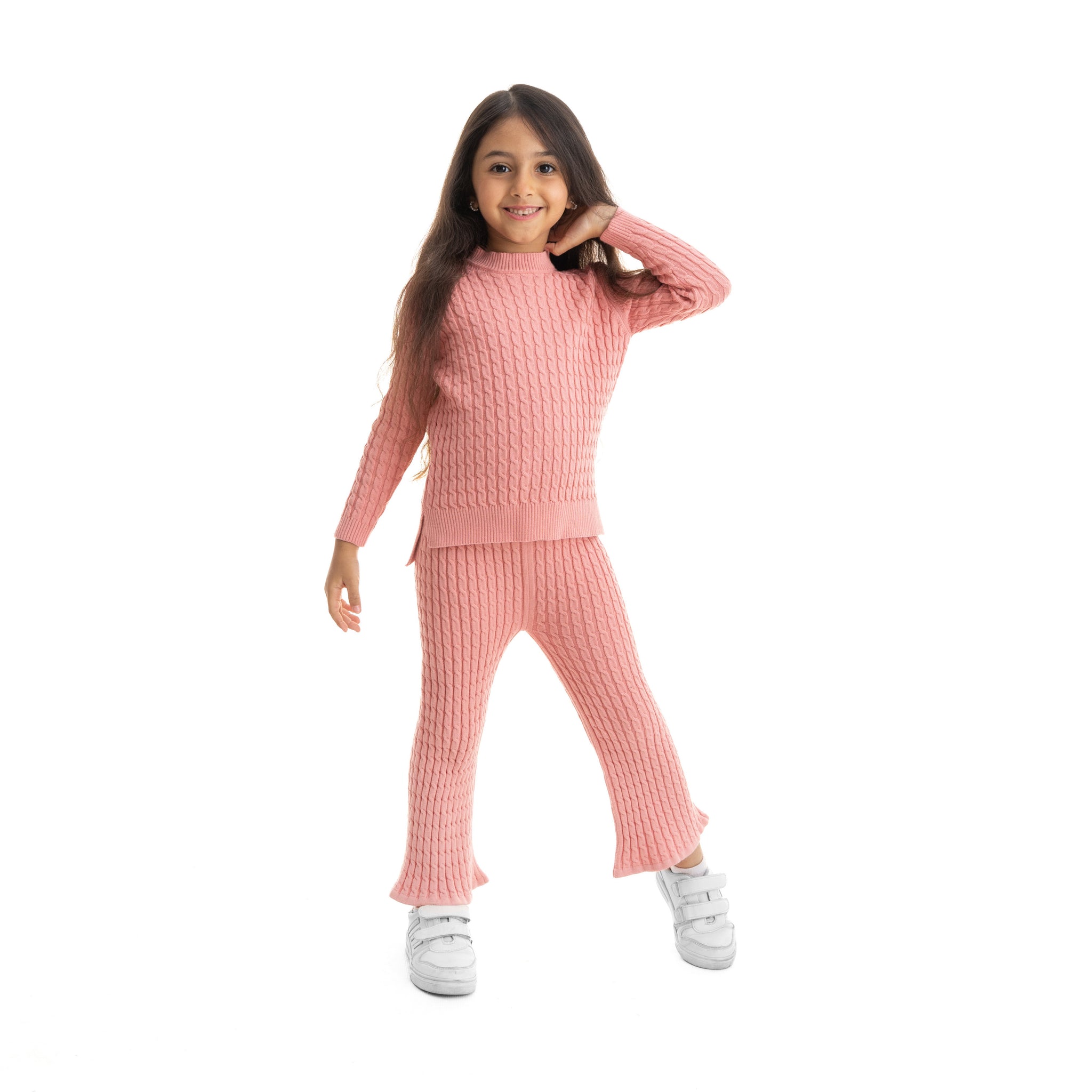 pink Knitted set