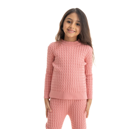 Girls' knitted set