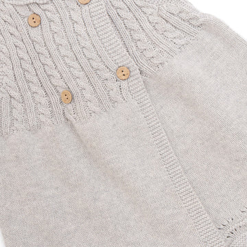 Grey cardigan dress