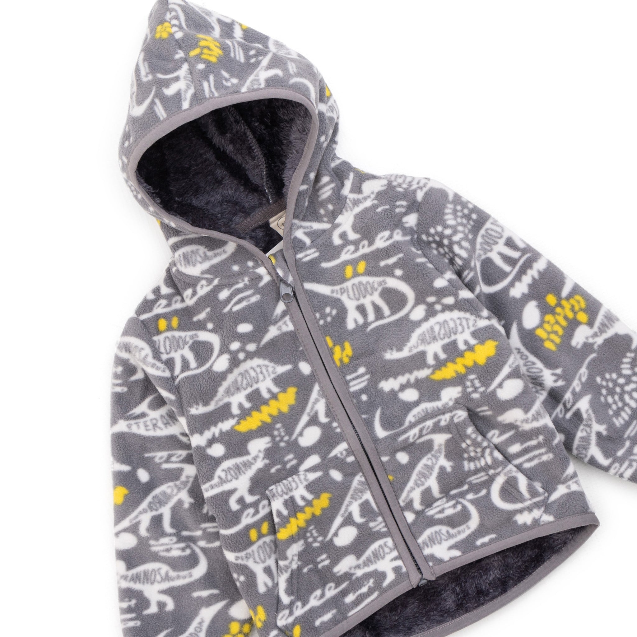 gray dinosaur jacket