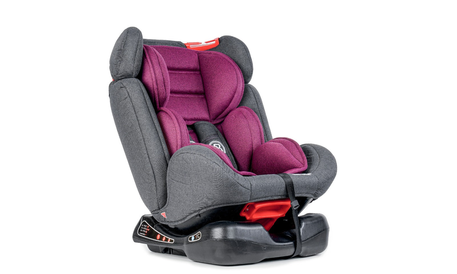 purple car seat from 9 to 36 kelo