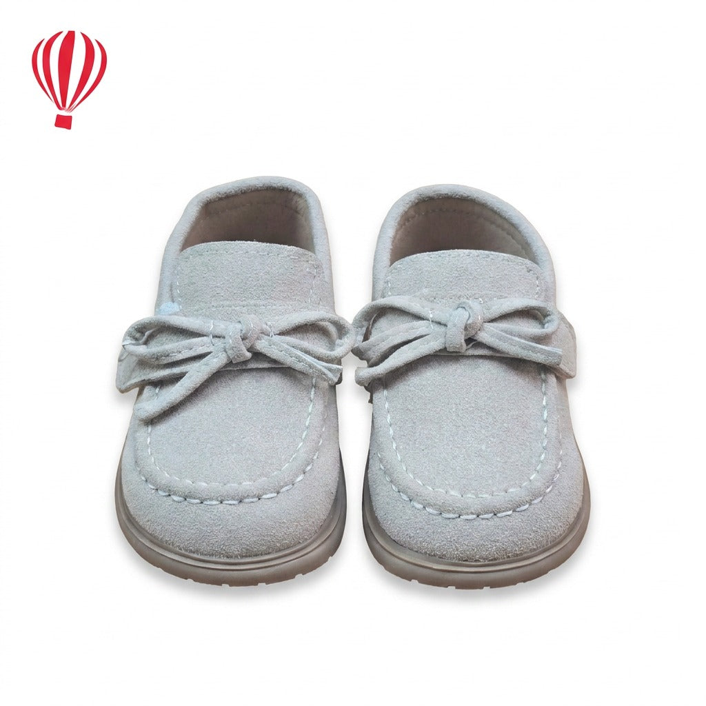 Light Gray Children's Shoes with Laces