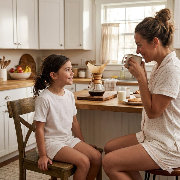 White Pajama Outfit for Mummy