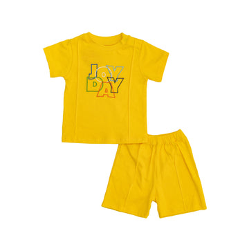 Baby Boys' Yellow "Joy Boy" Pajama Set