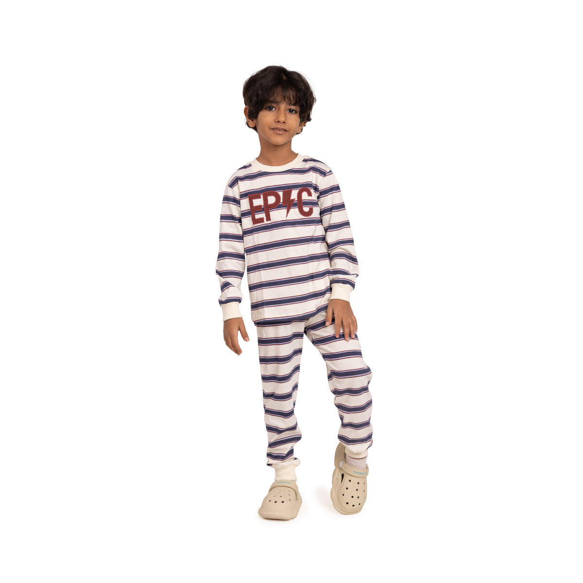 Boys Striped Pajama Set - EPIC Print