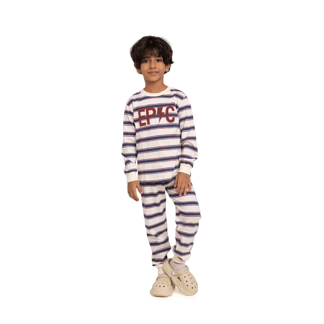 Boys Striped Pajama Set - EPIC Print