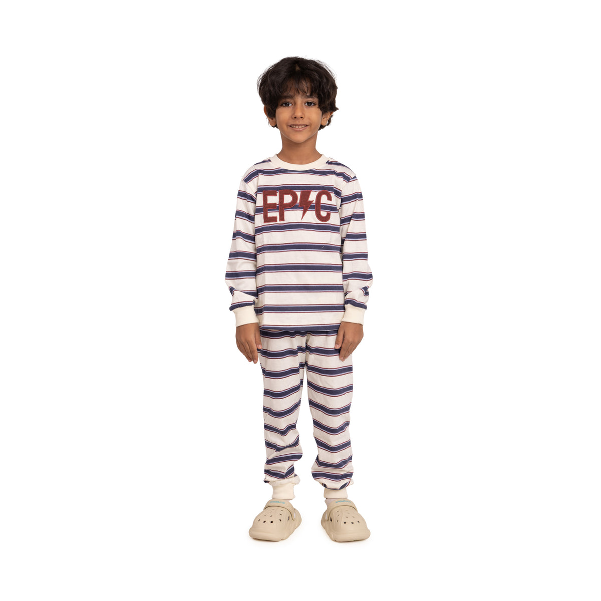 Boys Striped Pajama Set - EPIC Print