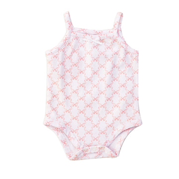 White sleeveless onesie