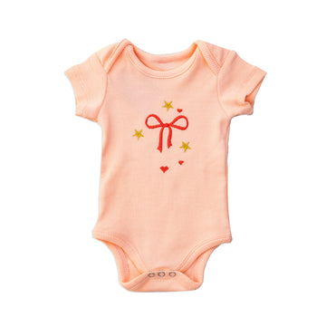 Salmon pink bodysuit