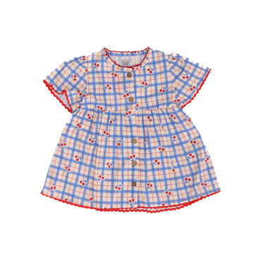 Light Blue checkered dress