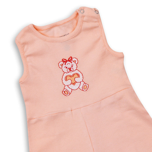 Salmon pink onesie
