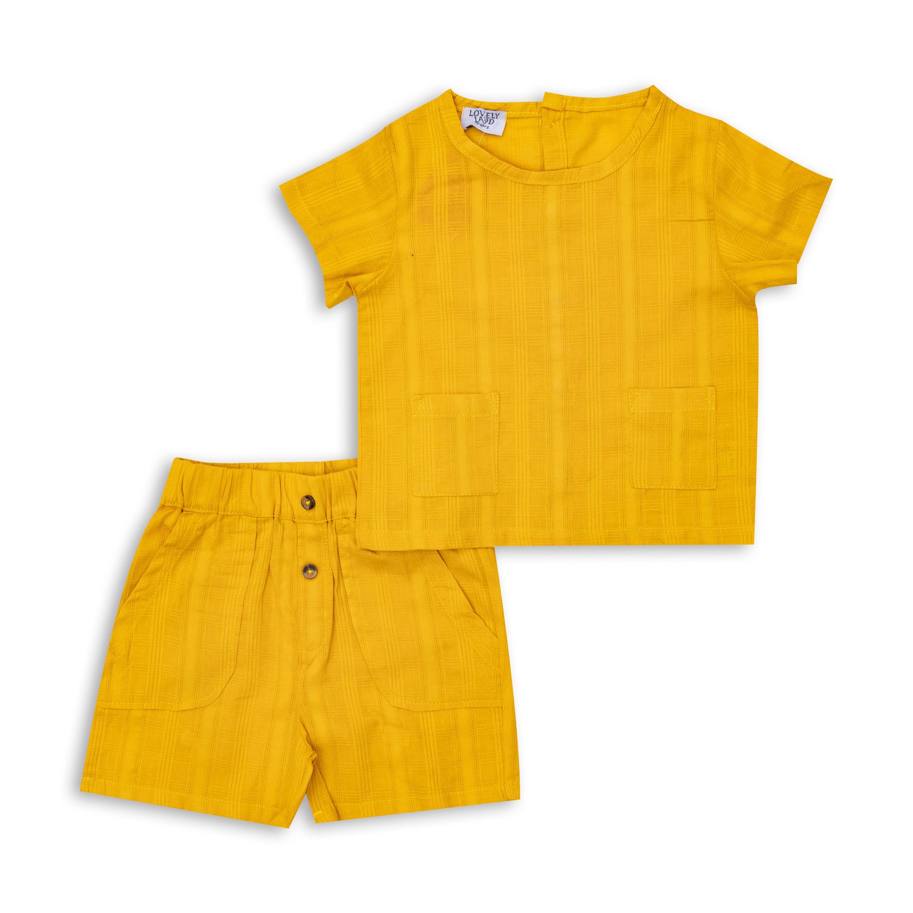 Yellow Shirt and Short Outfit (2)