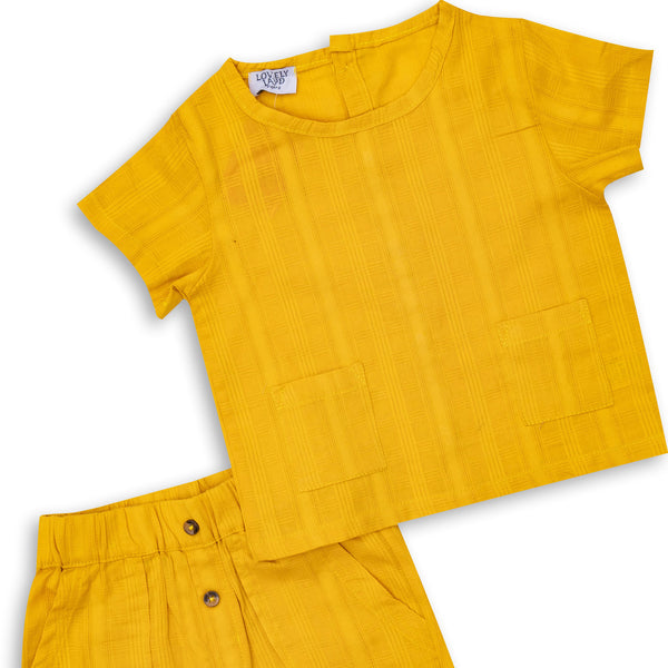 Yellow Shirt and Short Outfit (2)