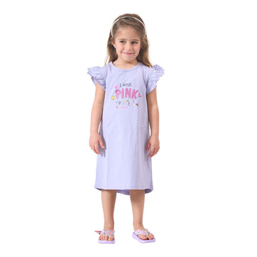 Purple night gown