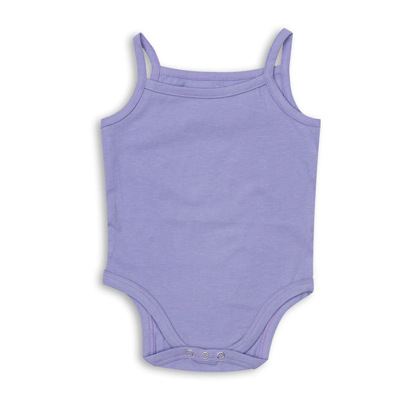 Baby Girls' Purple Sleeveless Shoulder Strap