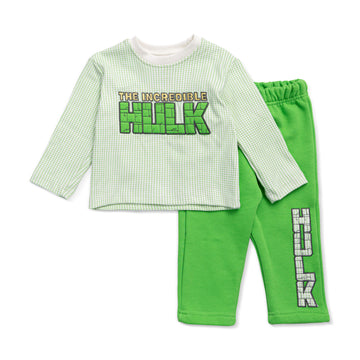 white and green pyjama set with hulk design