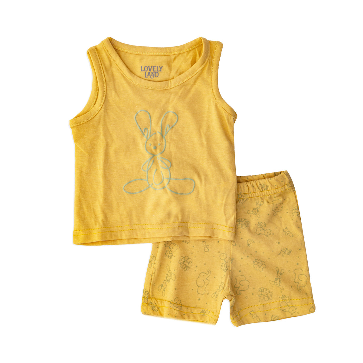 Yellow Pajama Outfit