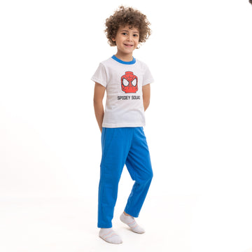White and Blue pajama outfit