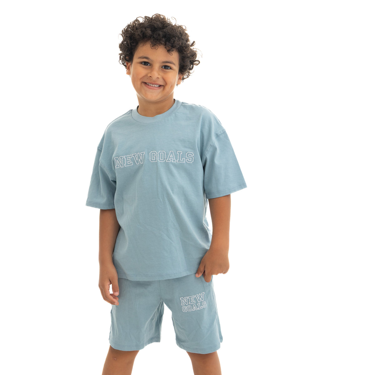 Petroleum Blue Shirt and Short Pajama Set