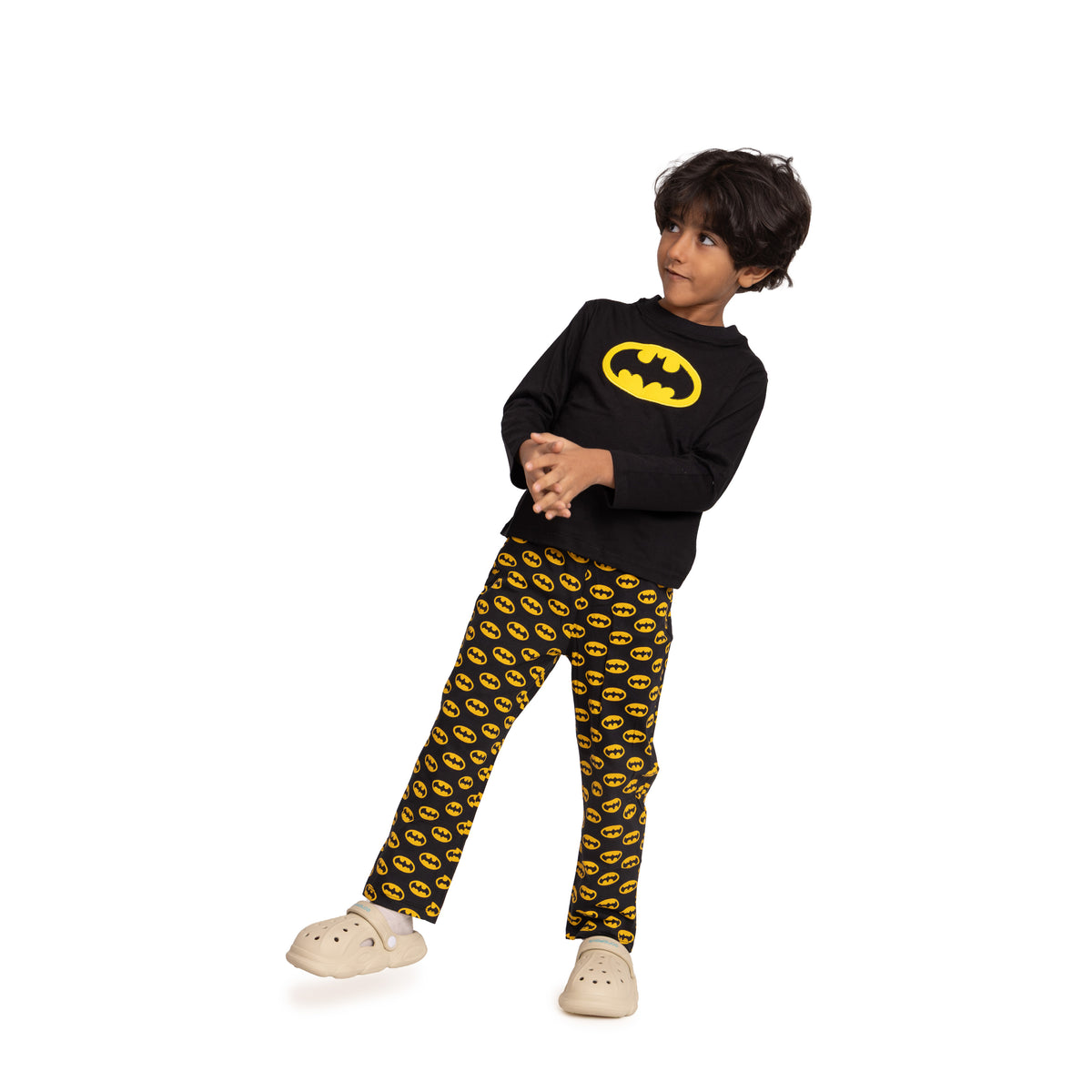 Kids Batman Pajama Set - Long Sleeve