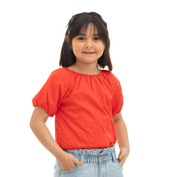 Red blouse