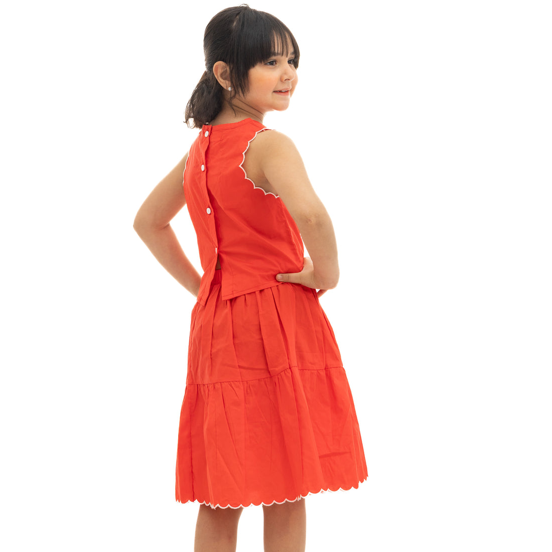 Red Sleeveless Set