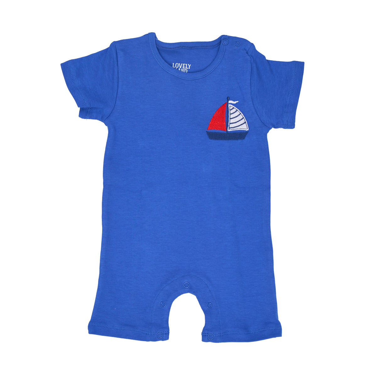 Blue Onesie with Sailor Print