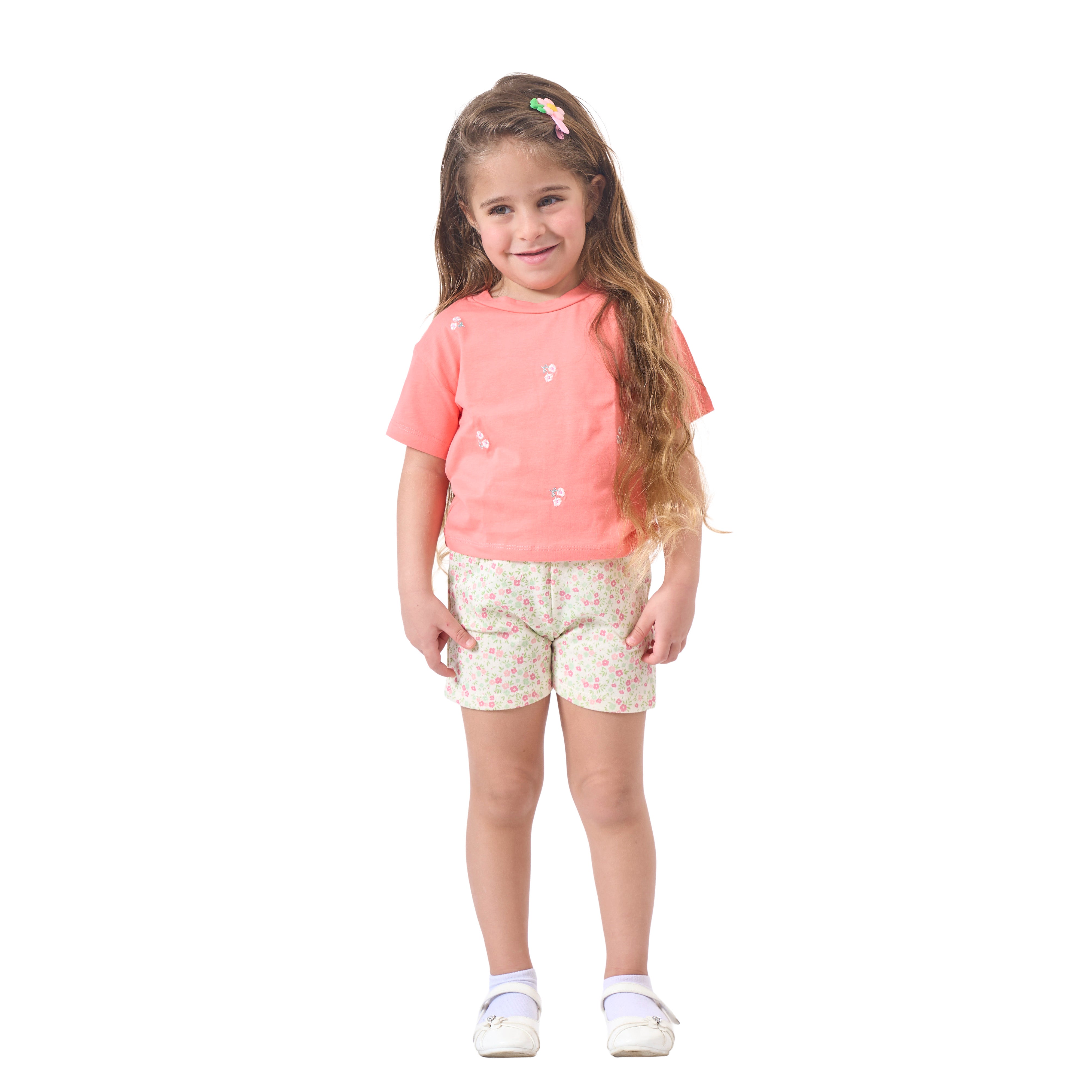 Baby Girls' A Young Girl Is Standing and Smiling