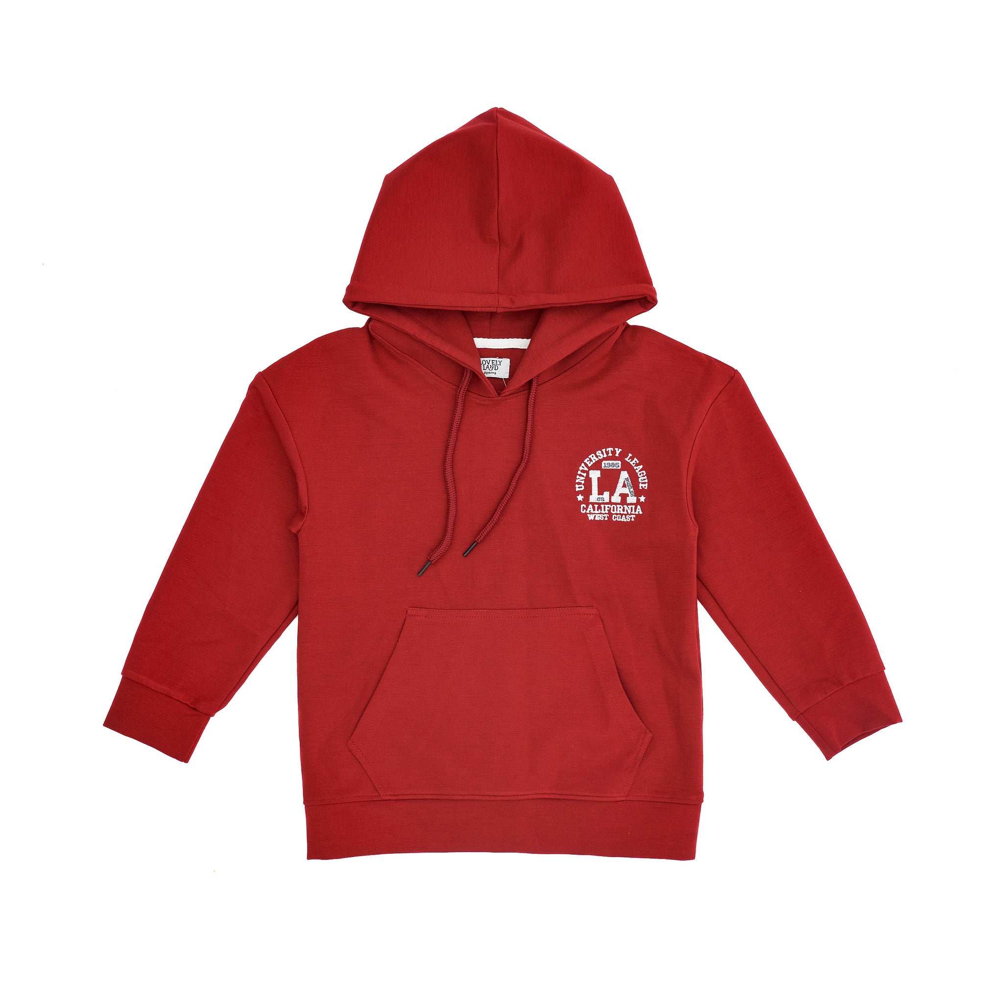 maroon boys' hoodie for the fall season