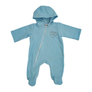 baby romper in light blue